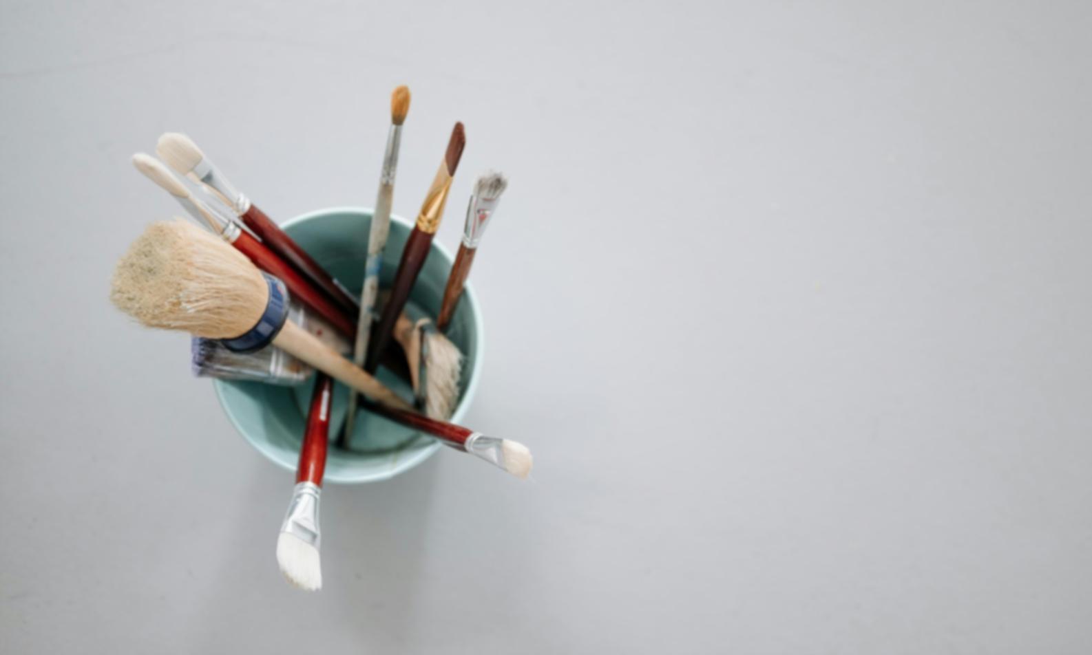 Künstlerische Darstellung des Zeichenprozesses