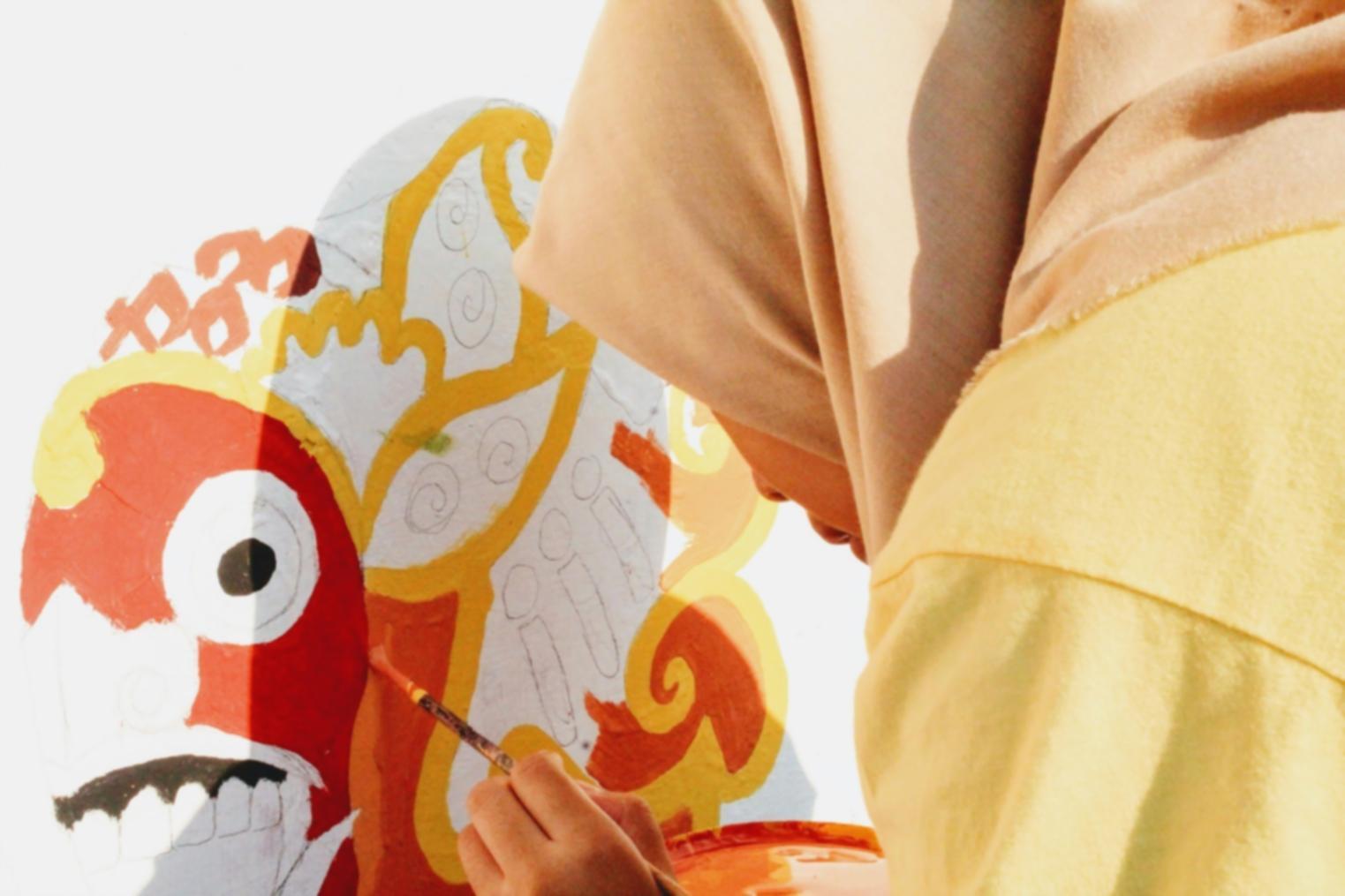 Detailaufnahme von Figurstudien